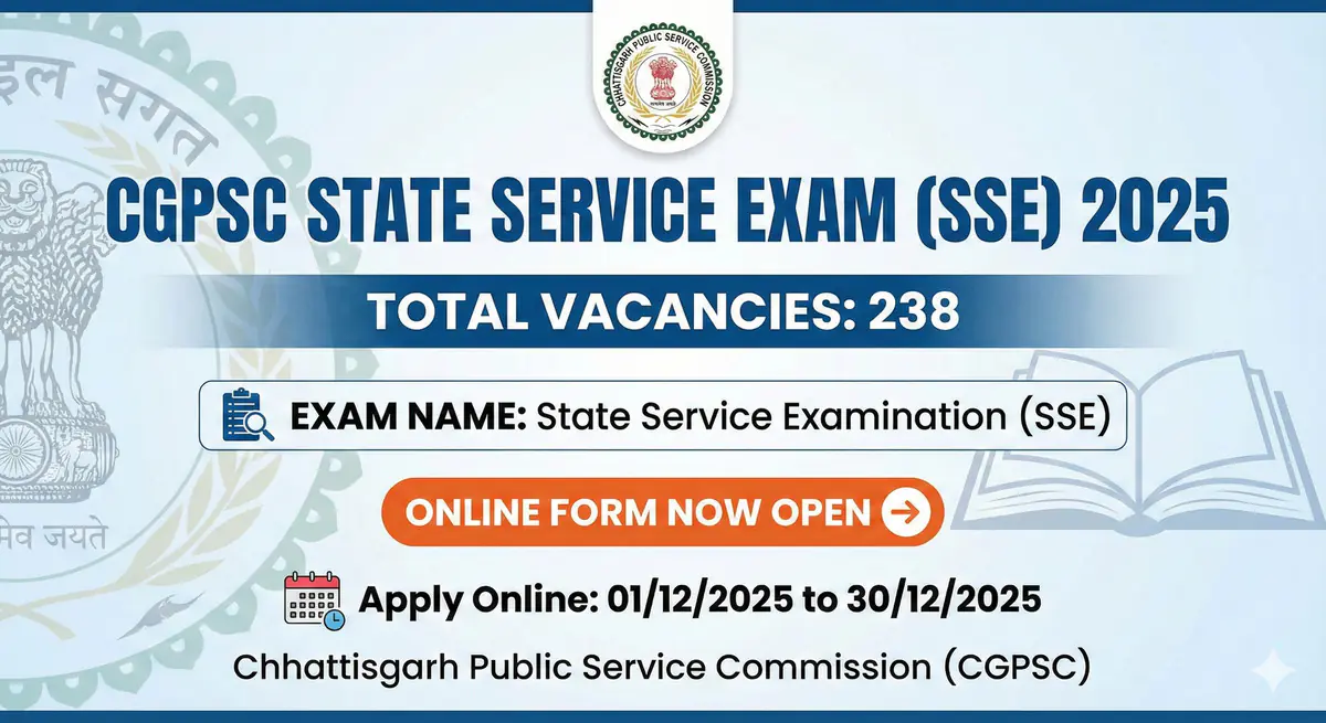 CGPSC State Service Exam (SSE) 2025