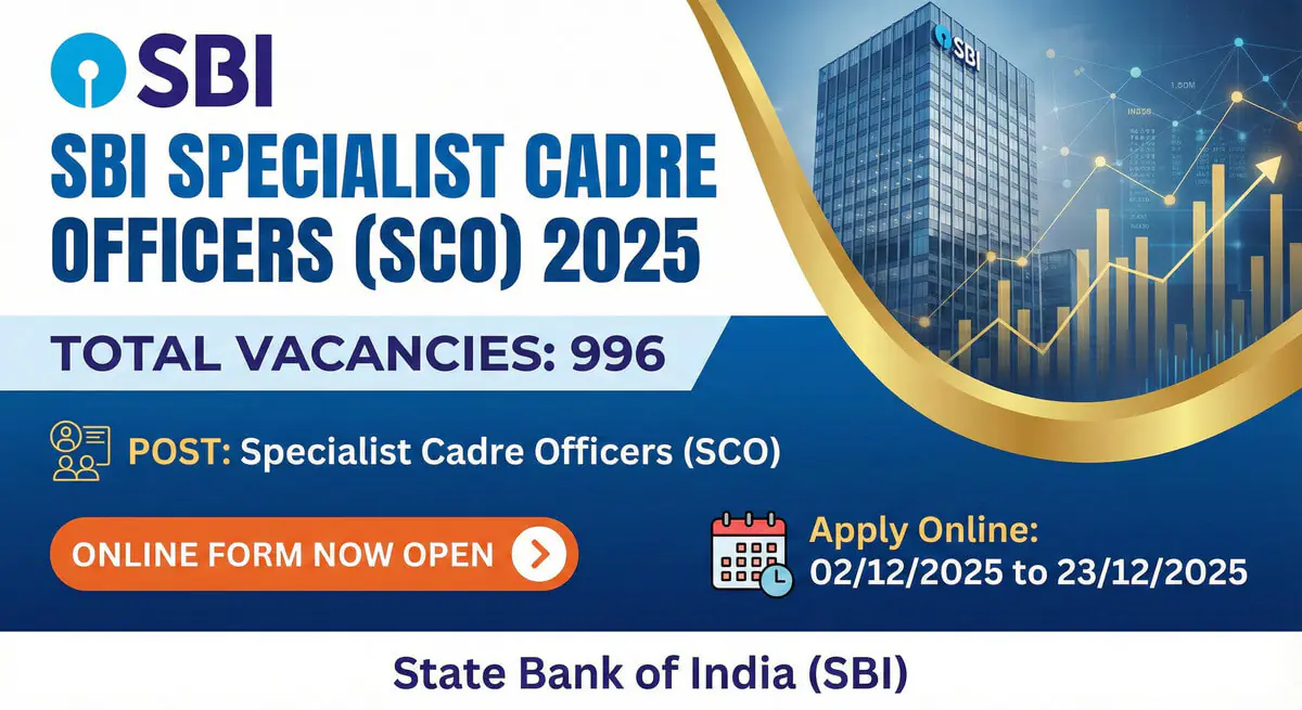 SBI Specialist Cadre Officers (SCO) 2025
