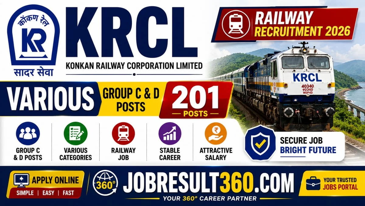 KRCL Railway Group C & D Vacancy 2026